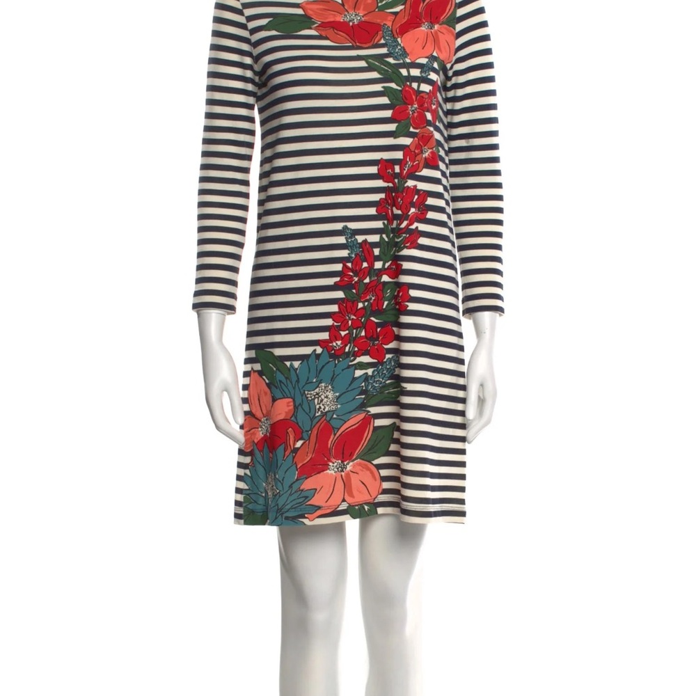 Tory Burch Striped Floral Dress